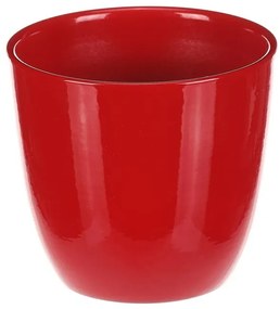 Kerámia virágtartó Terakota, átmérő 10 cm, piros
