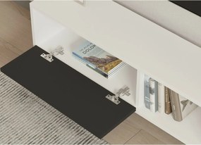 Funda antracit és fehér TV-asztal