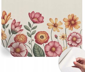 Fotótapéta Öntapadós Design Divatos Virágos kompozíció 208x146 cm