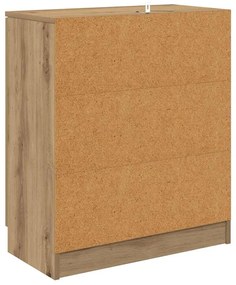 Oldalszekrények 2 pcs Artisan tölgy 60 x 30 x 70 cm Faanyag