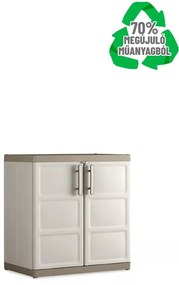 Keter XL méretű 2 polcos alacsony Excellence LOW műanyag szekrény