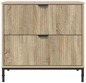 Éjjeli asztal fiókkal sonoma tölgy 63.5 x 36 x 61 cm Faanyag