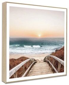 Kép 50x50 cm Beach Footbridge