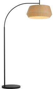 Nordlux - Állólámpa DICTE 1xE27/60W/230V fekete/bézs