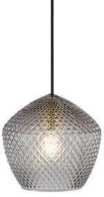 Nordlux - Csillár zsinóron ORBIFORM 1xE27/40W/230V fekete/szürke