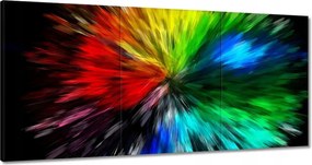 Festmények 120x60 Színes robbanás Színek