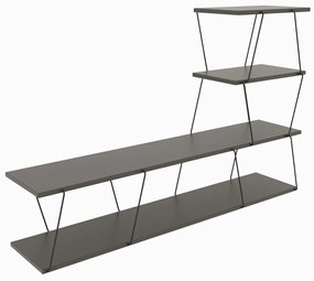 Ilgaz Anthracite TV asztal