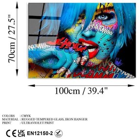 Edzett üveg falikép dekoráció, UV-713 70 x 100