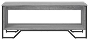 vidaXL szürke sonoma színű szerelt fa dohányzóasztal 100 x 51 x 40 cm