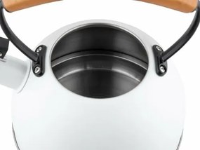 Florina Natura Line Rozsdamentes acél vízforraló kanna 2,3 l, fehér