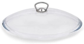 Classic rózsaszín alacsony alumínium edény fedővel, ø 30 cm - Güral Porselen