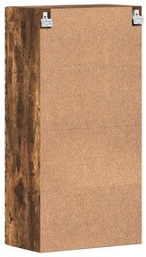 Fali szekrény polcokkal Füstölt tölgy 55 x 29 x 100 cm Faanyag