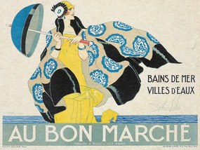 Reprodukció Au Bon Marché (Art Nouveau Vintage)