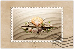 Poszterek 60x40 Kagylók Tengeri homok