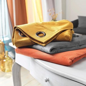 Barna kordbársony függöny 140x260 cm Casual – douceur d'intérieur