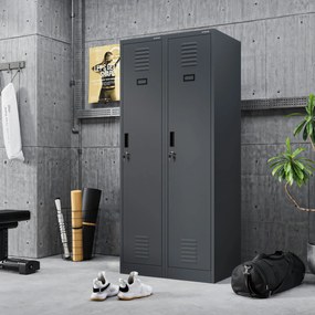 KACPER 1 Plus fém munkavállalói szekrény 400 x 1800 x 500 mm