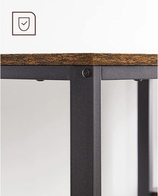Íróasztal 120x60 cm, számítógépasztal 2 polccal bal vagy jobb oldalon