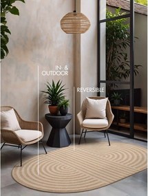 Krémszínű-natúr színű kültéri-beltéri szőnyeg 160x230 cm Haringey Woodfield – Ted Baker