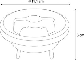 6 darabos G53 dimmelhető LED izzó készlet 111mm 12W 600 lm 2700K