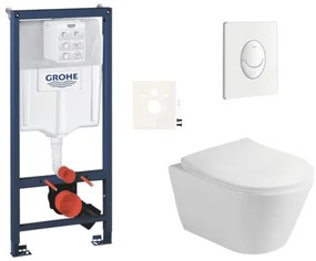 Fali WC szett Glacera Ava előtétfalas szereléshez SIKOGRSAVASASH0