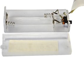 NEXOS Karácsonyi csillag 25 cm 10 LED meleg fehér