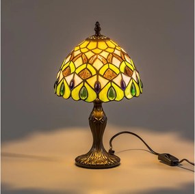 Brilagi - Tiffany vitrázs asztali lámpa MARGARET 1xE14/40W/230V