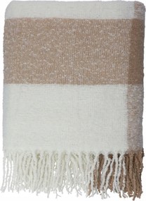 Allora takaró boucle ecru fonalból 130x170cm Homla