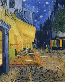 Reprodukció Éjszakai Kávézó terasza, Vincent van Gogh