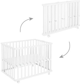 Fehér járóka 100x75 cm – Roba