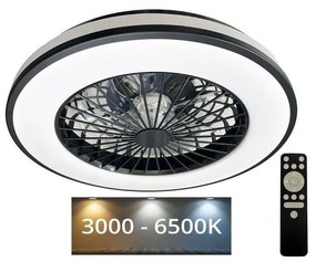 NEDES LED Mennyezeti lámpa ventilátorral OPAL LED/48W/230V + távirányítás ND3671