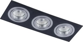 Italux Mooty BL MQ71805-3AB Beépíthető spotlámpa 3x50W/GU5,3 IP20