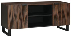 TV Szekrény, 105 x 33.5 x 46 cm, tömör mangófából készült.