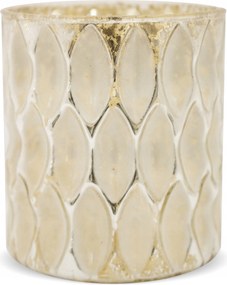 Gyertyatartó üveg Luna arany dekoráció