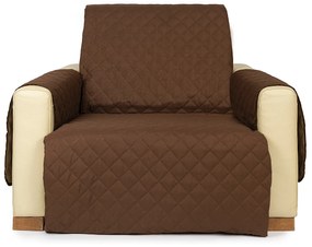 4Home Doubleface fotelhuzat, barna/bézs, 60 x 220 cm