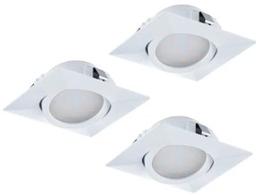 Eglo 95844 - SET 3x LED Beépíthető lámpa PINEDA 1xLED/4,9W/230V