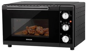 Sencor Sencor - Elektromos sütő 20 l 1650W/230V fekete FT1111