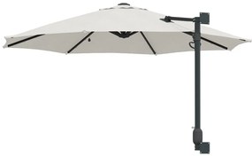 Falra Szerelhető Kert Napernyő LED-ekkel Bézs 248 cm
