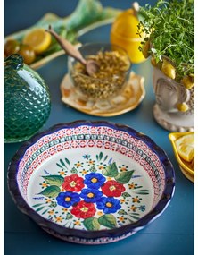 Szervírozó kőedény tányér ø 26,5 cm Florist – Bloomingville