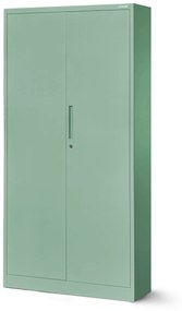 Irodai szekrény, 900 x 1850 x 400 mm, Fresh Style: pasztellzöld