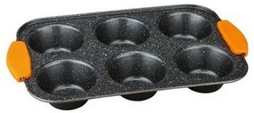 Berlinger Haus 6 darabos muffinsütő forma Granit Diamond Line 28,5 x 17,7 x 3 cm
