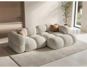 Bézs sarokkanapé (jobb oldali-heverő résszel) Loretto – Cosmopolitan Design