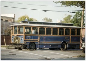 Poszterek 100x70 Antik Trolleybus