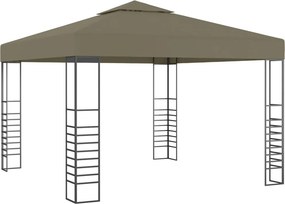 vidaXL tópszínű kerti pavilon 3 x 3 m 180 g/m²
