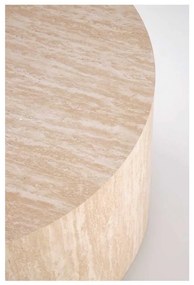 Palmer dohányzóasztal - kör, bézs