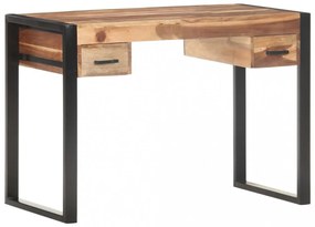 tömör fa íróasztal 110 x 50 x 76 cm