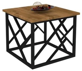 WODA konferenciai asztal 42x53 cm barna/fekete