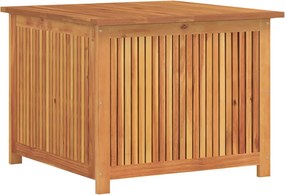 vidaXL tömör akácfa kerti tárolóláda 75x75x58 cm