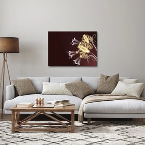 Kép - fényes virágok (70x50 cm)