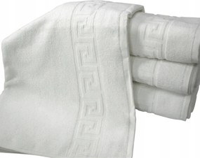 Szállodai törölköző fehér 70x140cm 500g/m2 egyiptomi pamut Greek