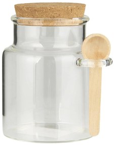 IB Laursen WOODEN SPOON üveg ételtartó parafa fedéllel és kanál 300 ml